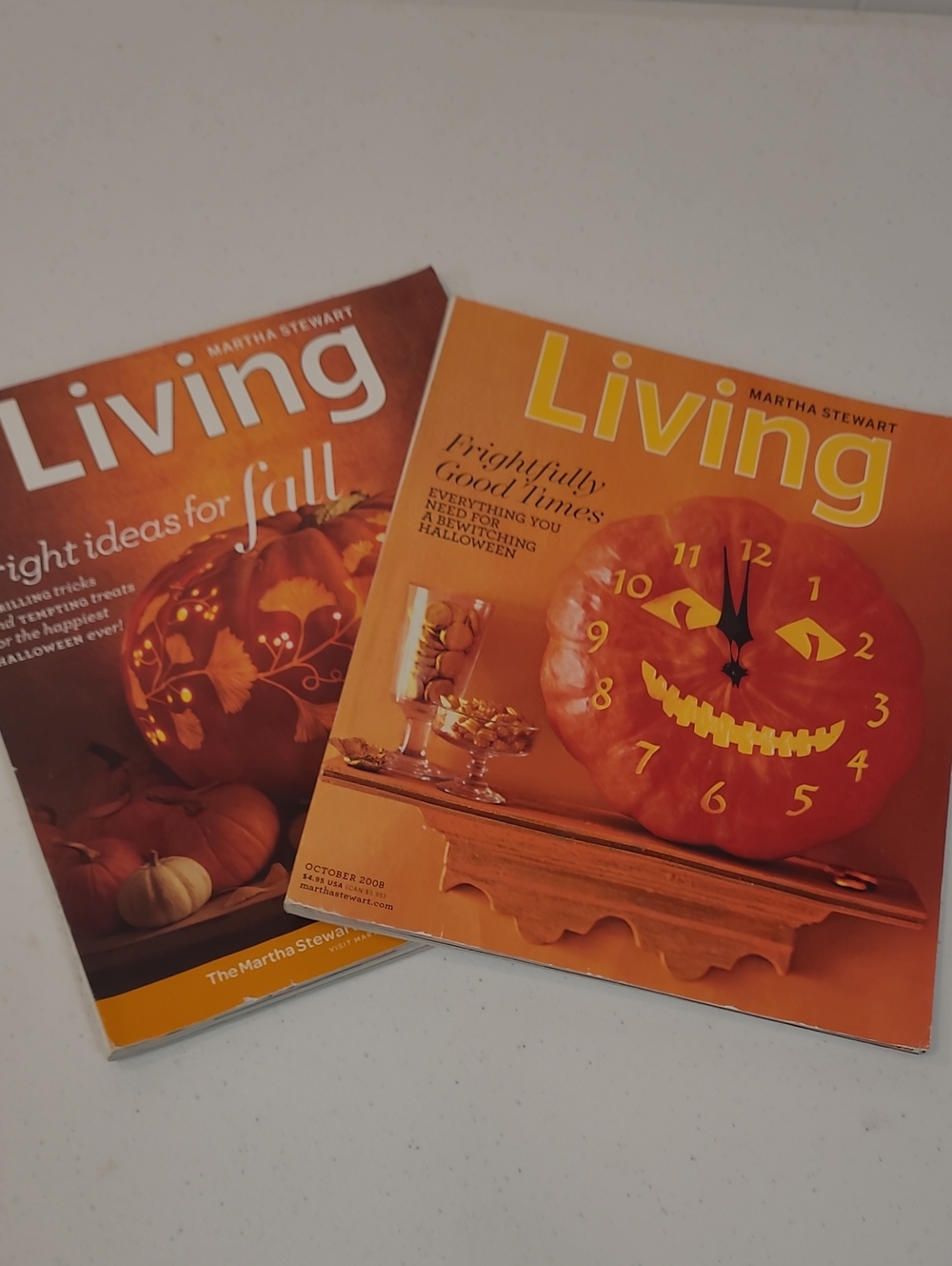 Martha Stewart Living October 2008 And 2010 Halloween Issues